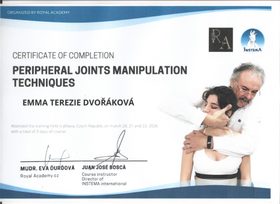 Certifikát – Emma Terezie Dvořáková