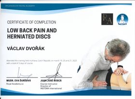 Certifikát – Václav Dvořák