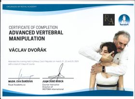 Certifikát – Václav Dvořák